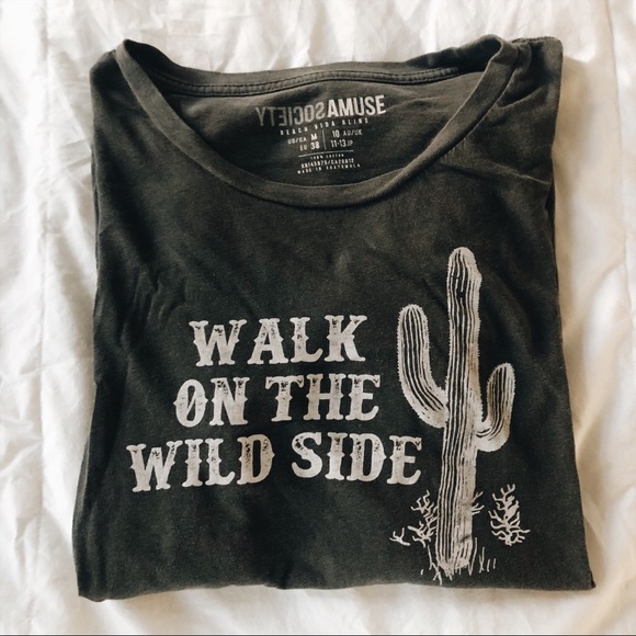 Blush Tops - Charcoal graphic tee from Blush Boutique